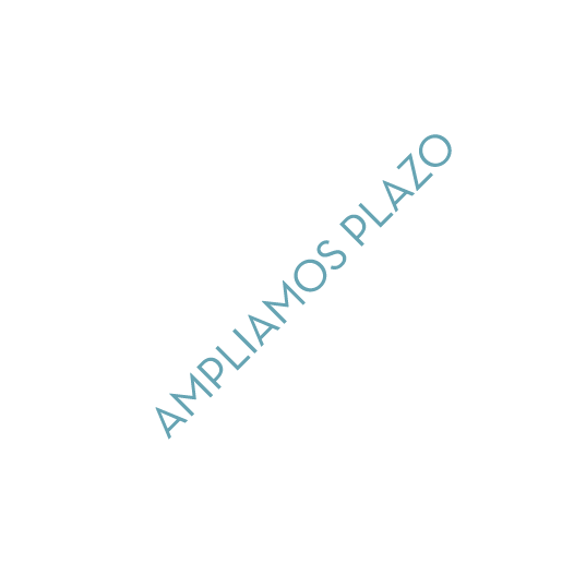 Ampliamos plazo